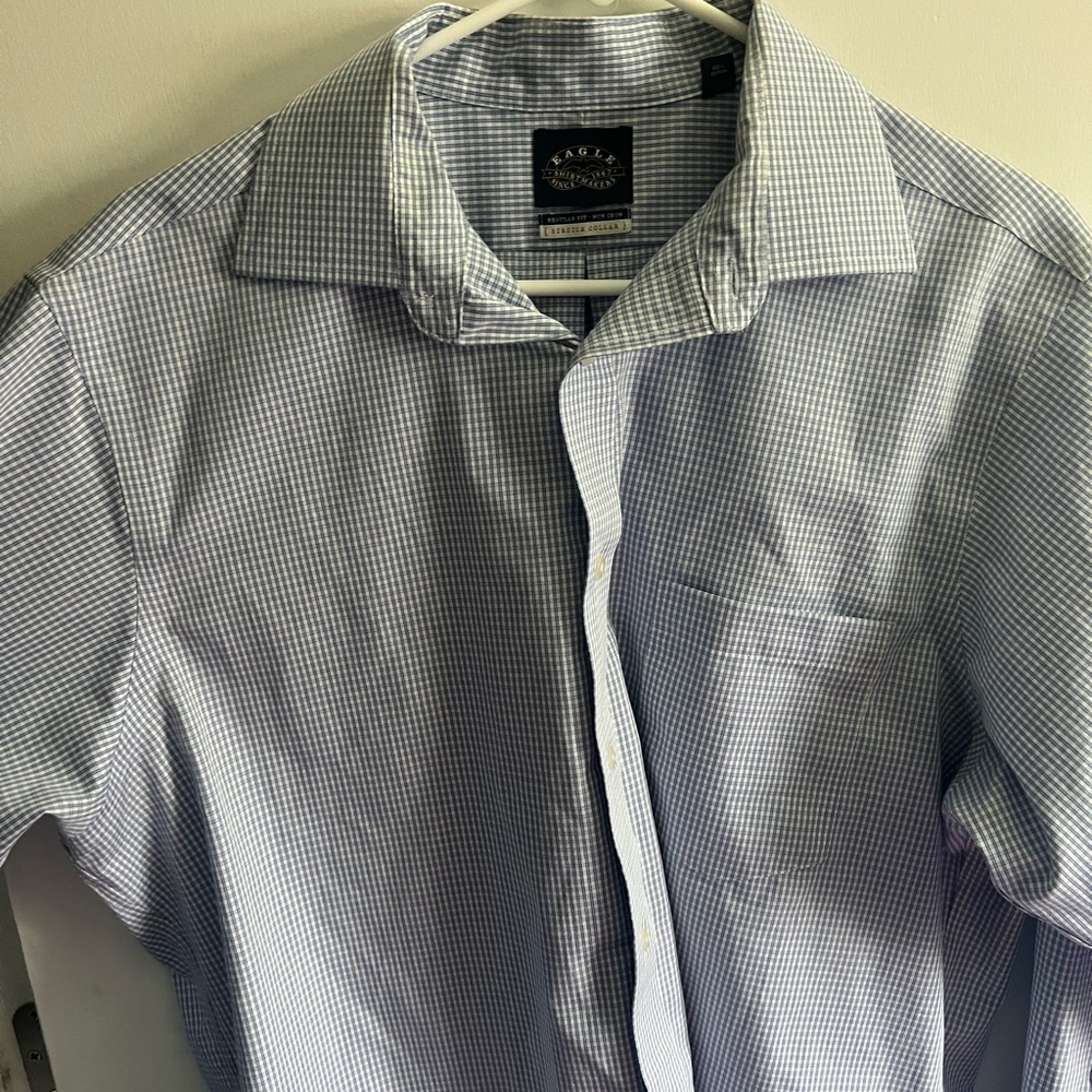 Blue Checkered Men's Shirt